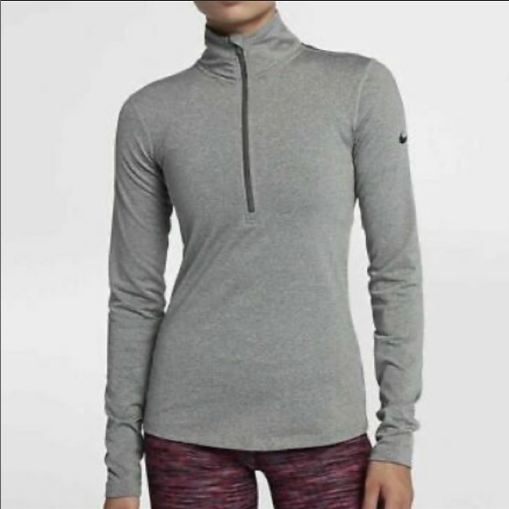 XS Nike Gray Hyperwarm Zip Up
